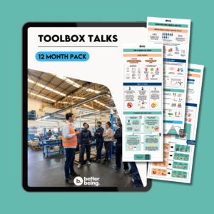 12-Month Wellbeing Bundle – Toolbox Talks + Infographics
